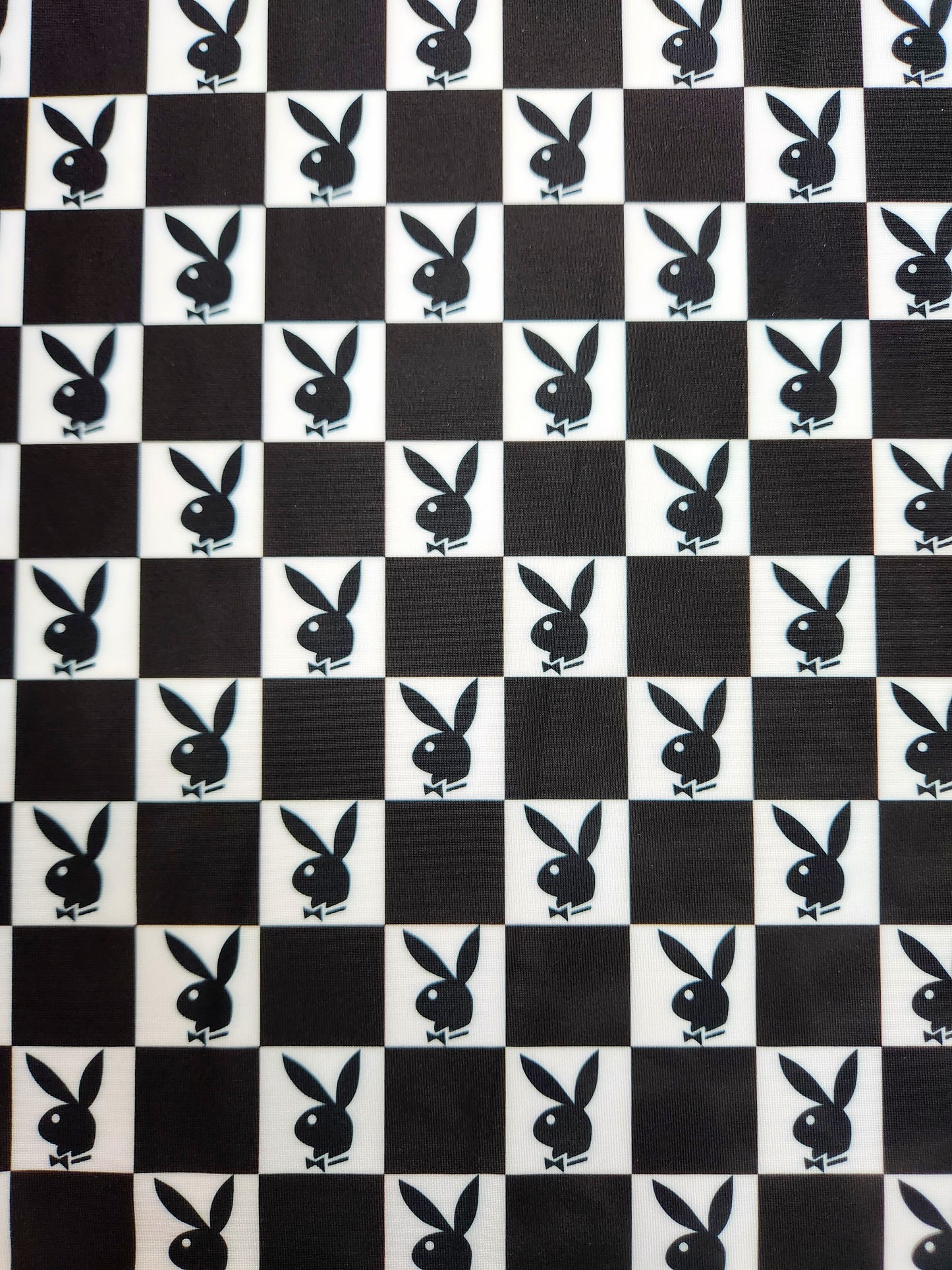 Classic Bunny Checker Tail Bag