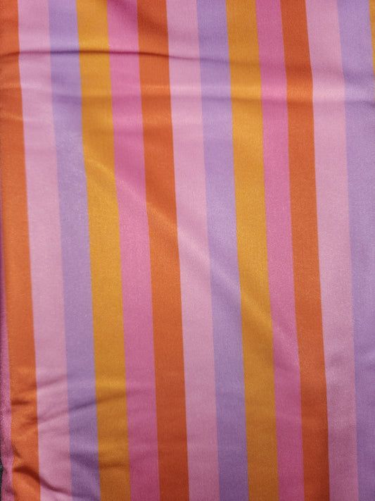 Orange Pink Purple Stripes Tail Bag