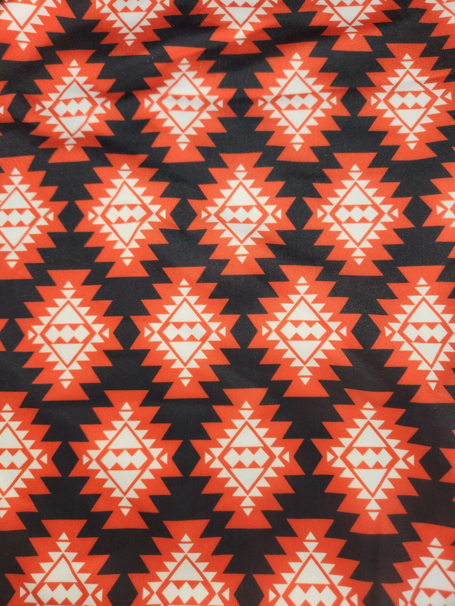 Red Black Aztec Tail Bag