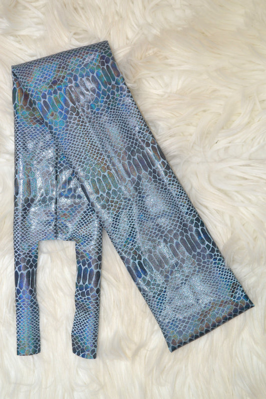 Silver Snake Tail Bag Iridescent