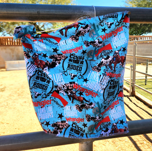 Rodeo Bronc Breakaway Flag