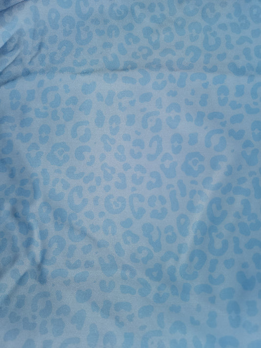 Light Blue Cheetah Tail Bag