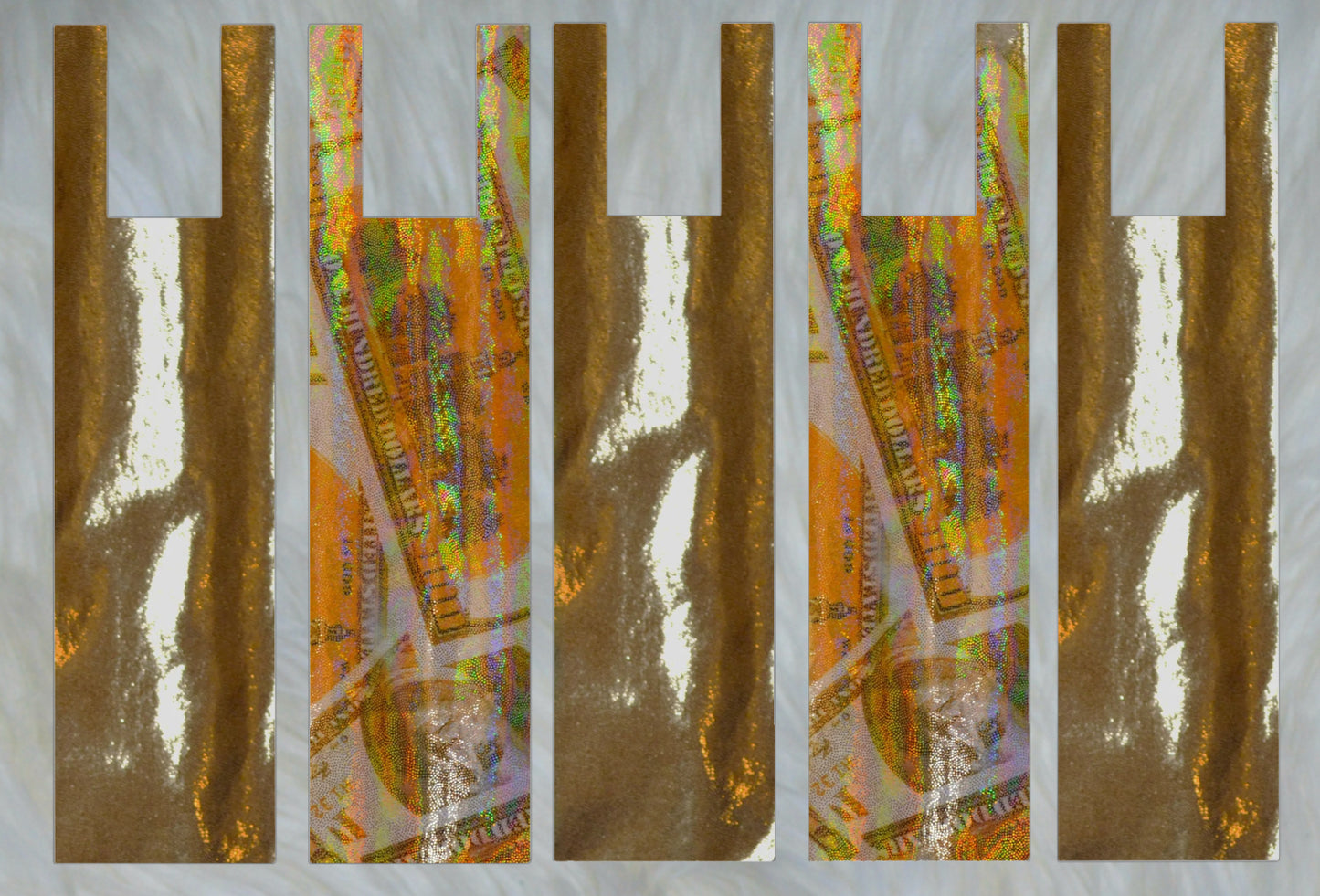 Gold Money X Gold Shimmer Mane Bags Set of 5