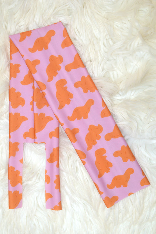 Dinosaur Nuggets Pink Tail Bag