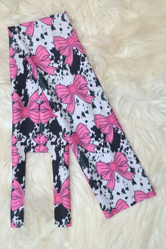 Pink Bows on Cow Tail Bag
